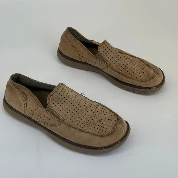 Patagonia Mens Shoes Size 12 Maui Slip On Loafer Perforated Comfort Beige - Picture 9 of 16